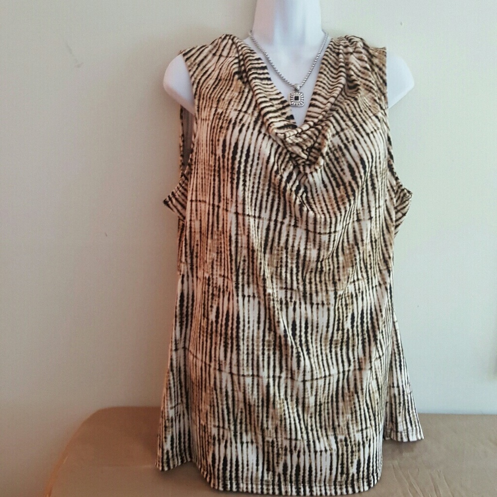 Sleeveless  sexy blouse size 3x  Dress Barn